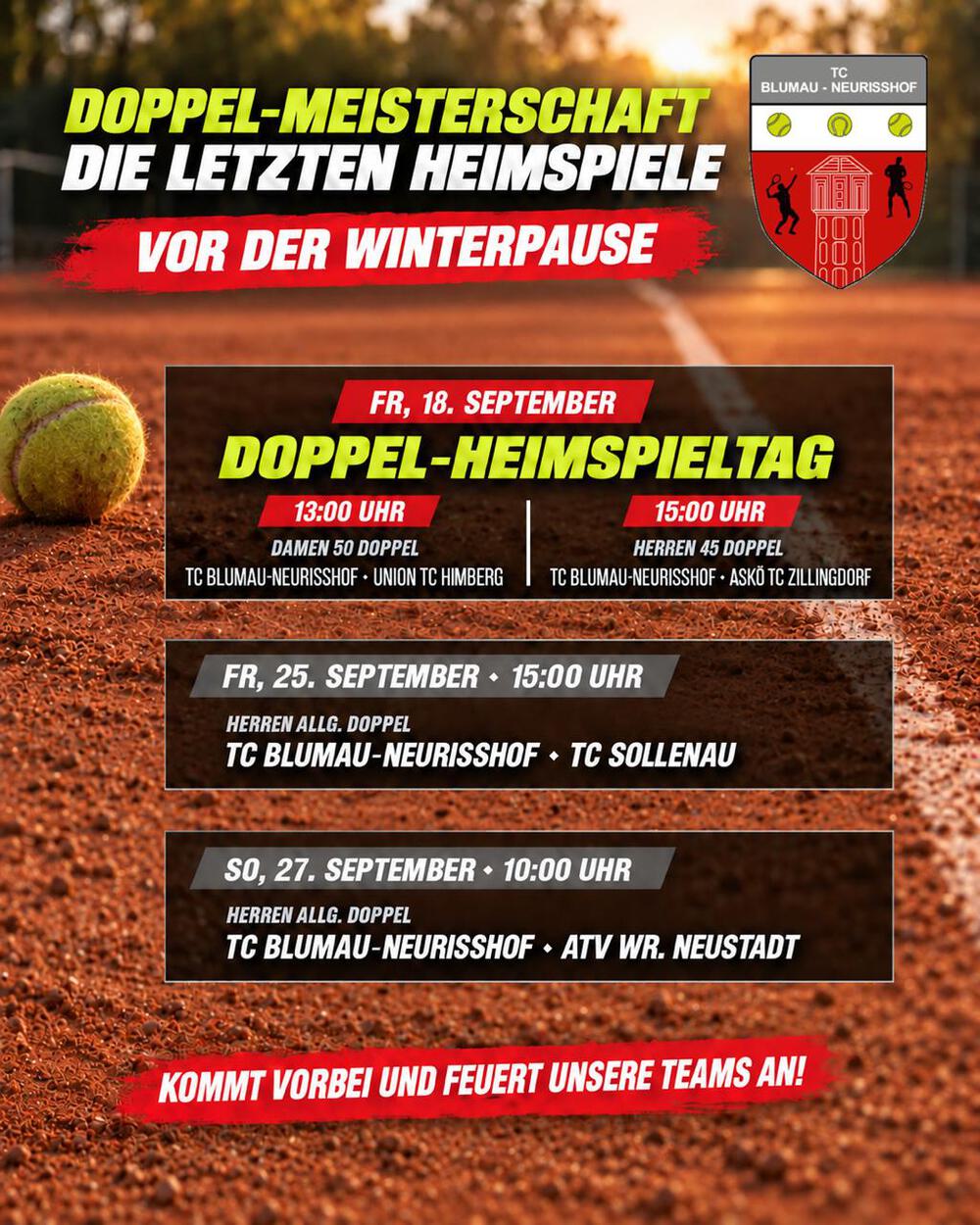 Heimspiele Herbstmeisterschaft