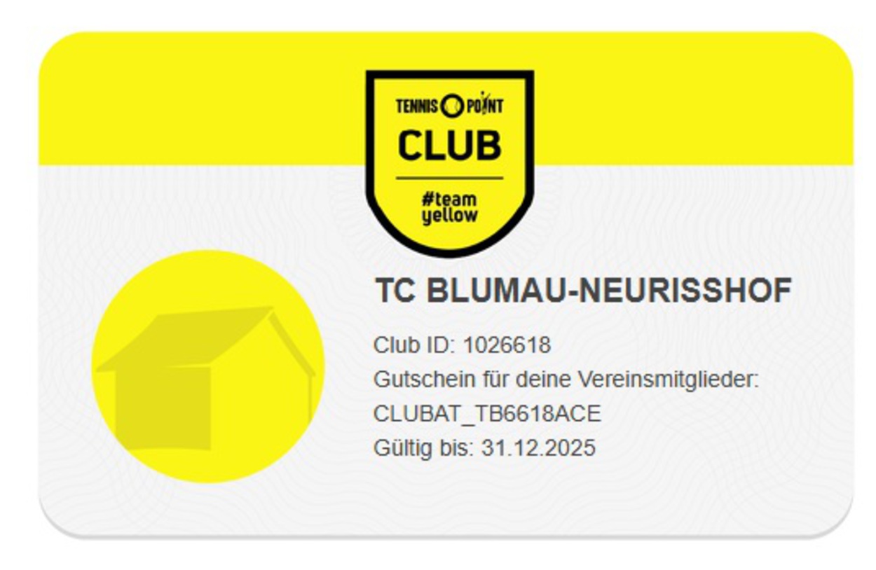 Tennis-Point Clubrabatt